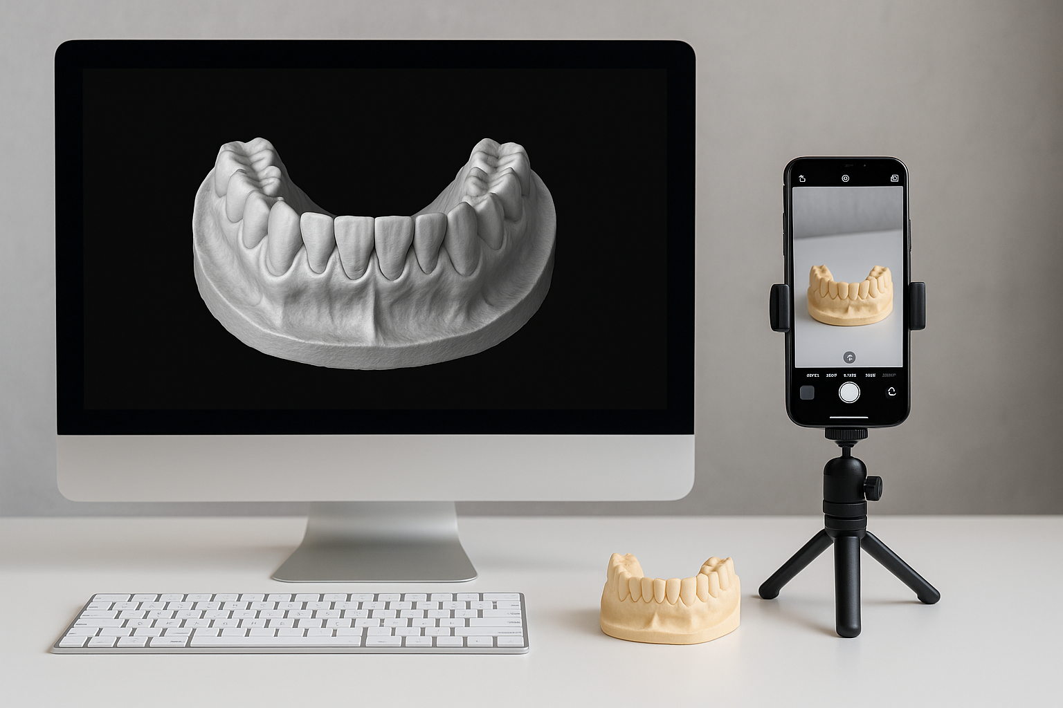 Fotogrametria odontológica com smartphone